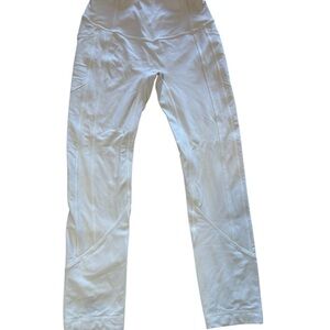 Lululemon White High-Waisted Leggings